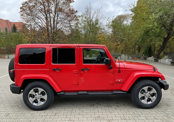 Jeep Wrangler cena 119000 przebieg: 72000, rok produkcji 2016 z Poznań małe 742